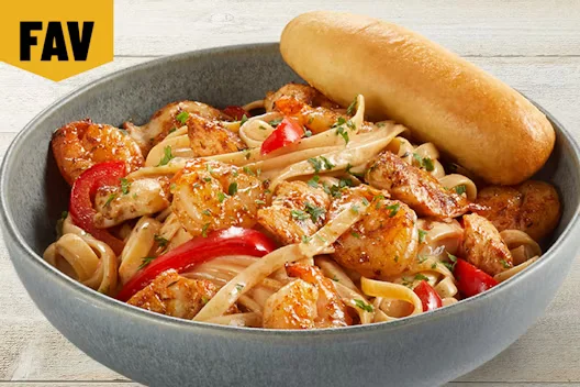 TGI Fridays USA Menu 50 Cajun Shrimp & Chicken Pasta