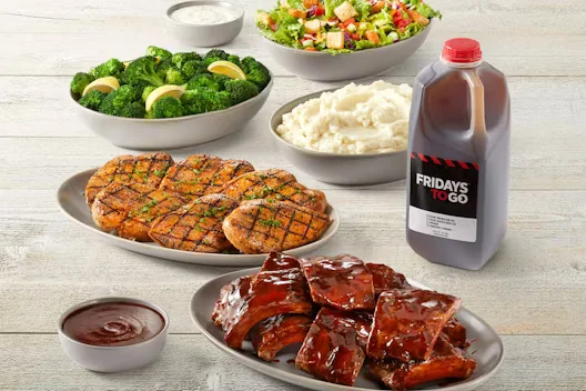 TGI Fridays USA Menu 105 Grilled Chicken & Ribs Bundle