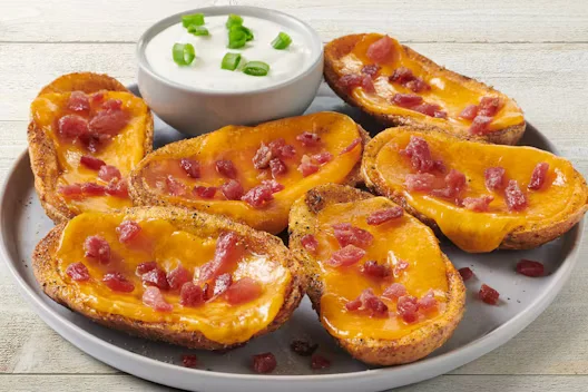 TGI Fridays USA Menu 6 Loaded Potato Skins