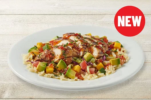 TGI Fridays USA Menu 53 NEW! Aloha Chicken Bowl