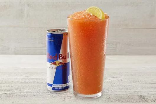 TGI Fridays USA Menu 72 Red Bull Passion Slush